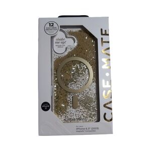 E2-O Case-Mate Magsafe Case for Apple iPhone 17 - Liquid‎ Glitter Gold